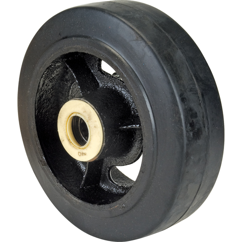 Roues en caoutchouc, 6" (152 mm) dia. x 2" (51 mm) la, Capacit&eacute; de 550 lb (249 kg) St. Lawrence Industrial & Safety Supply