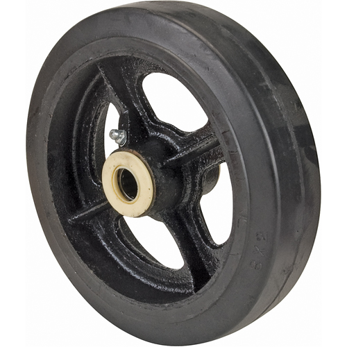Roues en caoutchouc, 8" (203 mm) dia. x 2" (51 mm) la, Capacit&eacute; de 600 lb (272 kg) St. Lawrence Industrial & Safety Supply