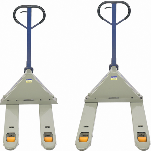 Adjustable Width Pallet Trucks, 48" L x 27" W, 5500 lbs. Capacity St. Lawrence Industrial & Safety Supply
