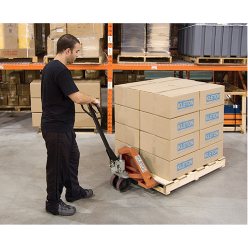 Transpalette manuel robuste, Acier, 48" lo x 27" la, Capacit&eacute; 5500 lb St. Lawrence Industrial & Safety Supply