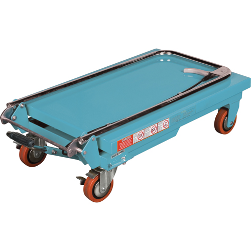 Table &eacute;l&eacute;vatrice robuste &agrave; ciseaux hydraulique, 27-1/2" lo x 17-3/4" la, Acier, Capacit&eacute; 330 lb St. Lawrence Industrial & Safety Supply