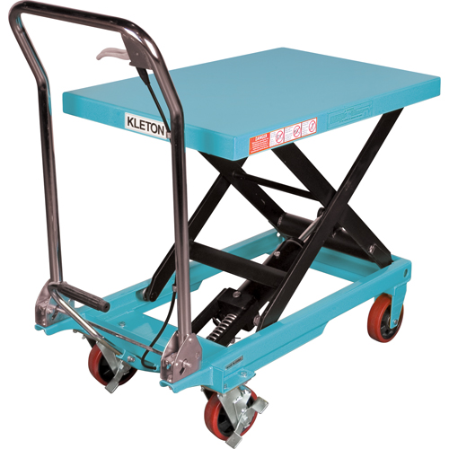 Table &eacute;l&eacute;vatrice robuste &agrave; ciseaux hydraulique, 32" lo x 19-3/4" la, Acier, Capacit&eacute; 660 lb St. Lawrence Industrial & Safety Supply