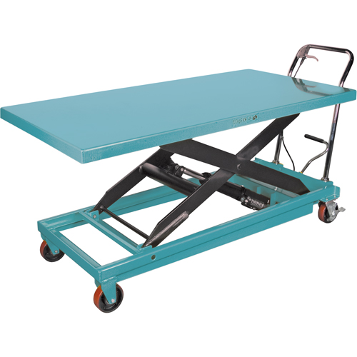 Table &eacute;l&eacute;vatrice robuste &agrave; ciseaux hydraulique, 63" lo x 31-7/8" la, Acier, Capacit&eacute; 1100 lb St. Lawrence Industrial & Safety Supply
