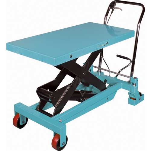 Table &eacute;l&eacute;vatrice robuste &agrave; ciseaux hydraulique, 40" lo x 20-1/8" la, Acier, Capacit&eacute; 2200 lb St. Lawrence Industrial & Safety Supply