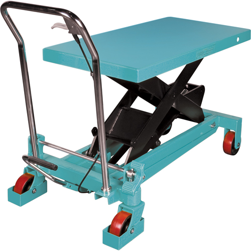 Table &eacute;l&eacute;vatrice robuste &agrave; ciseaux hydraulique, 40" lo x 20-1/8" la, Acier, Capacit&eacute; 2200 lb St. Lawrence Industrial & Safety Supply