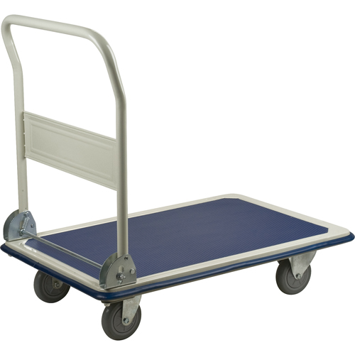 Chariot &agrave; plateforme avec poign&eacute;e pliante, Acier, 400 lb, 29" lo x 19" la, Hauteur 33" St. Lawrence Industrial & Safety Supply