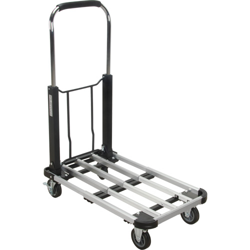 Chariots &agrave; plateforme pliants, Aluminium, 300 lb, 28" lo x 16" la, Hauteur 32" St. Lawrence Industrial & Safety Supply