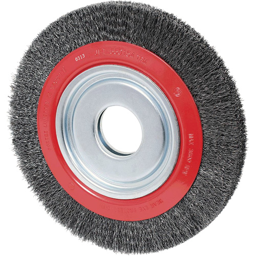 Disque &agrave; fils cr&ecirc;p&eacute;s, 6" dia., Fils 0,02", Arbre 1/2"/2"/5/8" St. Lawrence Industrial & Safety Supply