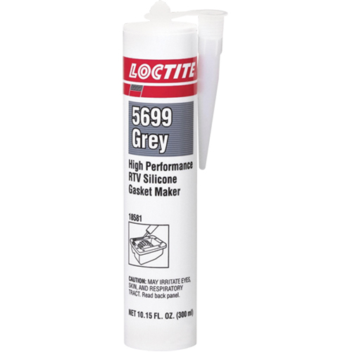 Compos&eacute; &agrave; joints de silicone RTV haute performance 5699, Cartouche, Gris St. Lawrence Industrial & Safety Supply