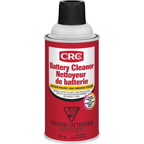 Battery Cleaner With Acid Indicator, Aerosol Can St. Lawrence Industrial & Safety Supply