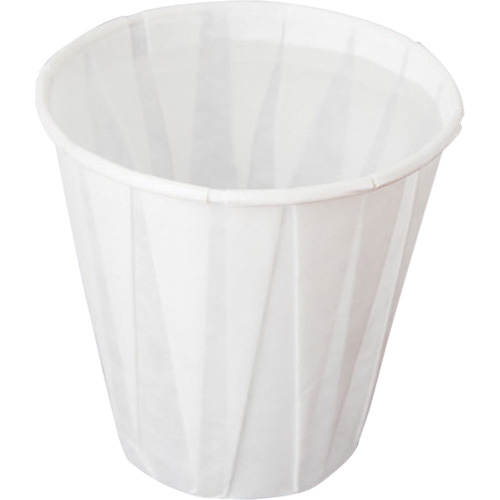 Pleated Cup, Paper, 5 oz., White St. Lawrence Industrial & Safety Supply
