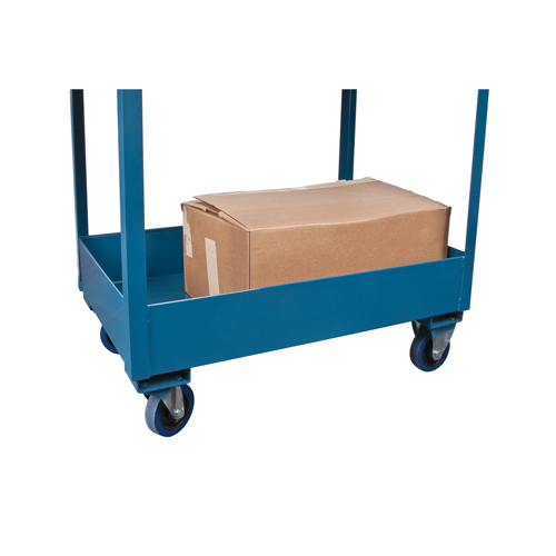 Deep Lipped Service Cart, 2 Tiers, 24" W x 47" H x 36" D, 1200 lbs. Capacity St. Lawrence Industrial & Safety Supply