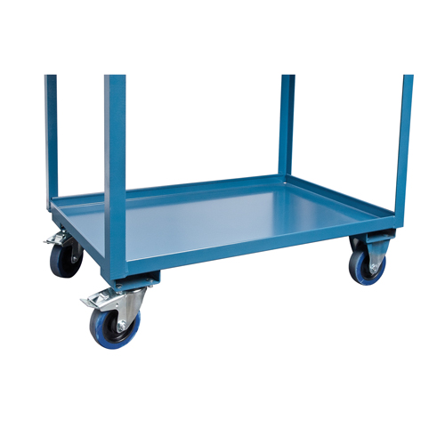 Mobile Service Cart, 2 Tiers, 24" W x 57" H x 40" D, 1200 lbs. Capacity St. Lawrence Industrial & Safety Supply