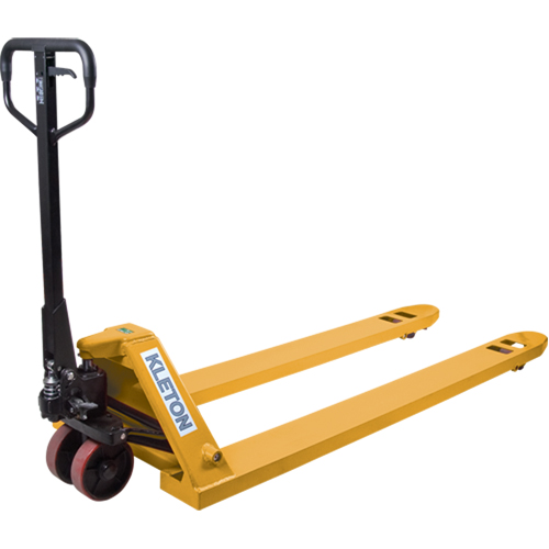 Transpalette manuel &agrave; fourches longues, Acier, 72" lo x 27" la, Capacit&eacute; 5500 lb St. Lawrence Industrial & Safety Supply