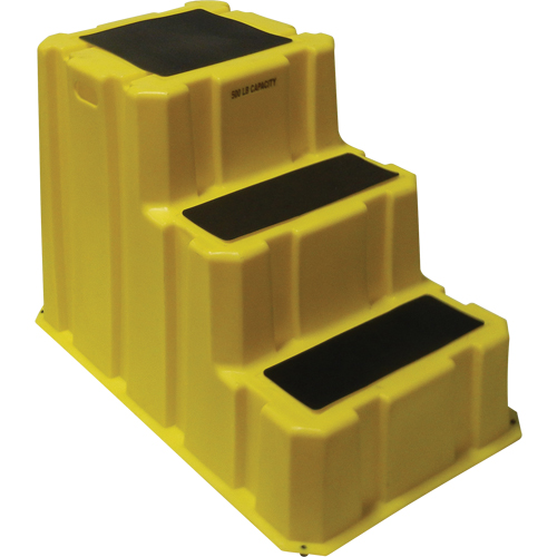 Escabeaux emboîtables industriels, 3 marches, 42" x 25-3/4" x Hauteur 29" St. Lawrence Industrial & Safety Supply
