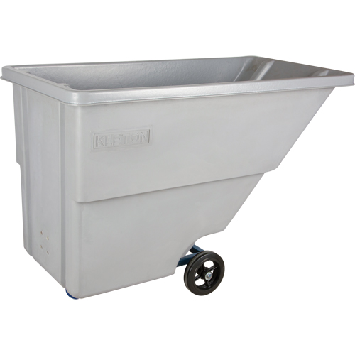 Tilt Truck, Polyethylene, 0.625 cu. yd., 500 lbs. Load Capacity St. Lawrence Industrial & Safety Supply