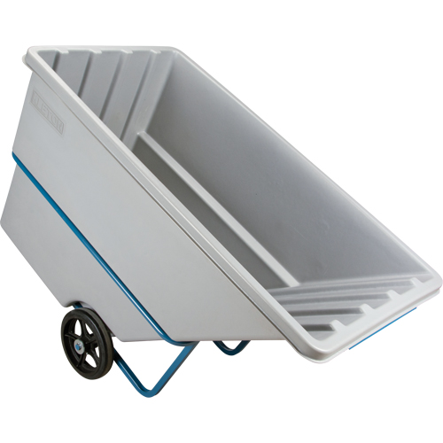 Tilt Truck, Polyethylene, 1.1 cu. yd., 2000 lbs. Load Capacity St. Lawrence Industrial & Safety Supply