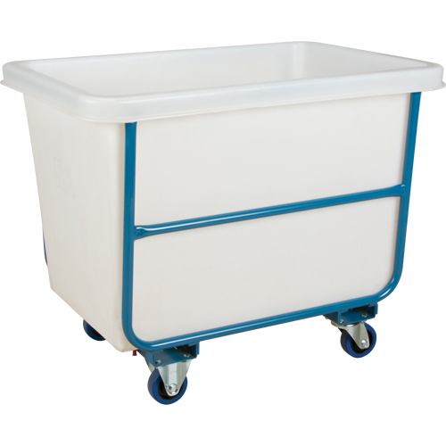 Chariot-caisse en &agrave; parois effil&eacute;es, Poly&eacute;thyl&egrave;ne blanc, 39" lo x 27" la x 31" h, Volume 12 pi³, Capacit&eacute; 1000 lb St. Lawrence Industrial & Safety Supply
