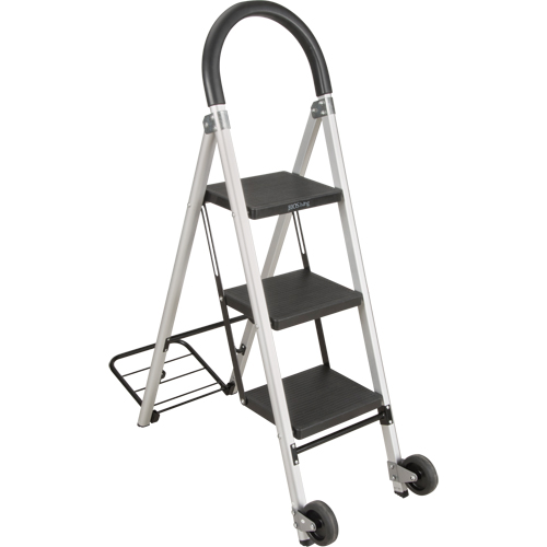 &eacute;chelle-escabeau, 3 marches, 20" x 18" x Hauteur 38-1/2" St. Lawrence Industrial & Safety Supply
