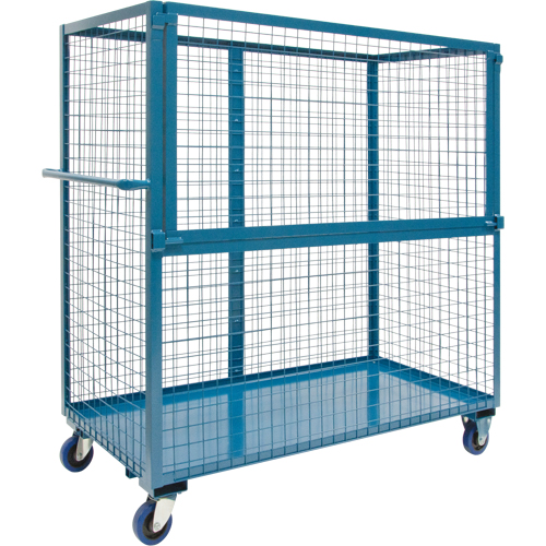 Wire Mesh Stock Truck, Steel, 24" x 55" x 36", 2400 lbs. Capacity St. Lawrence Industrial & Safety Supply