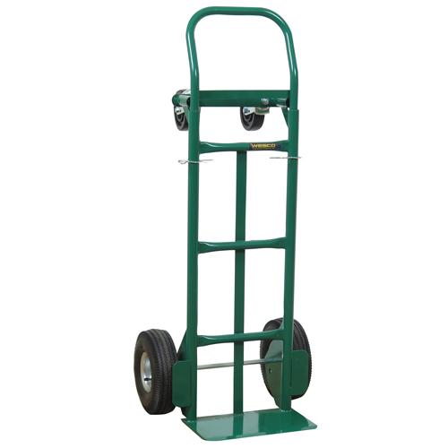 Greenline Economical Convertible Hand Truck, Steel, 600 lbs. Capacity St. Lawrence Industrial & Safety Supply