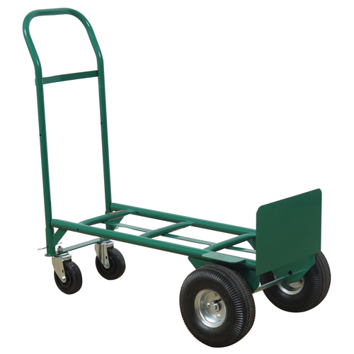 Greenline Economical Convertible Hand Truck, Steel, 600 lbs. Capacity St. Lawrence Industrial & Safety Supply