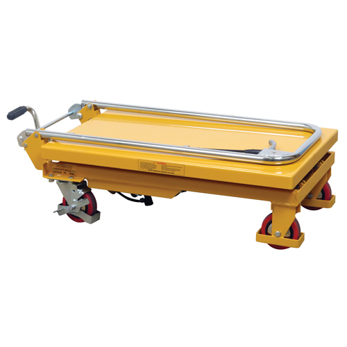 Table &eacute;l&eacute;vatrice &agrave; ciseaux hydraulique, 17,75" lo x 27,5" la/27-1/2" lo x 17-3/4" la, Acier, Capacit&eacute; 330 lb St. Lawrence Industrial & Safety Supply