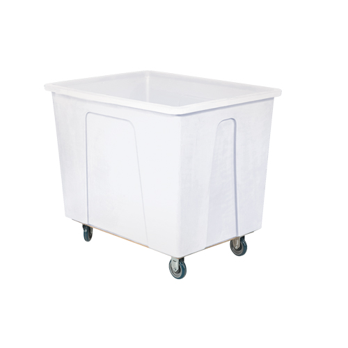 Box Truck, White Polyethylene, 46" L x 34" W x 40" H, 25 cu. Ft. Volume, 600 lbs. Capacity St. Lawrence Industrial & Safety Supply
