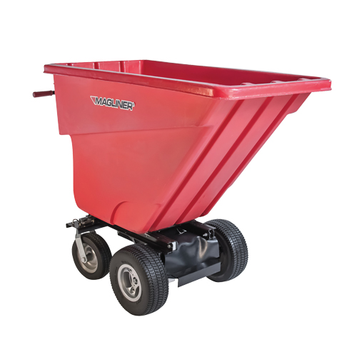 Chariot &agrave; bascule motoris&eacute;, Capacit&eacute; 13.5 cu.ft., 45" h x 27" la x 68" p St. Lawrence Industrial & Safety Supply
