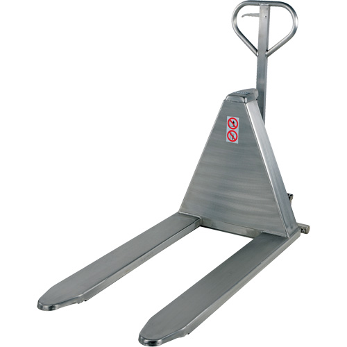 Table &eacute;l&eacute;vatrice de palettes, 45" lo x 26-3/4" la, Acier inoxydable, Capacit&eacute; de 2000 lb St. Lawrence Industrial & Safety Supply