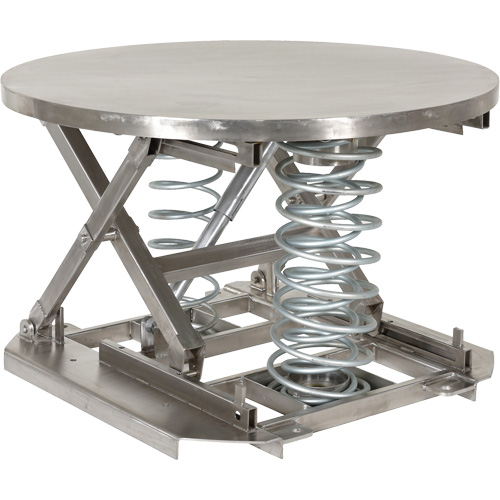 Pallet Lift Table, 43 5/8" L x 43 5/8"W, 4500 lbs. Cap. St. Lawrence Industrial & Safety Supply