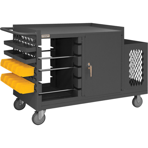 Chariot pour bobines de fil et de maintenance, Acier, 5 Montants, 54-1/16" la x 35" h x 24" p, Capacit&eacute; de 1200 lb St. Lawrence Industrial & Safety Supply