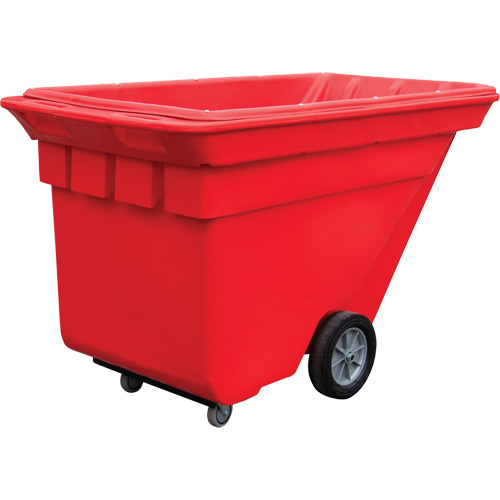 Techtruck Tilt Truck, Polyethylene, 5/8 cu. yd., 1000 lbs. Load Capacity St. Lawrence Industrial & Safety Supply