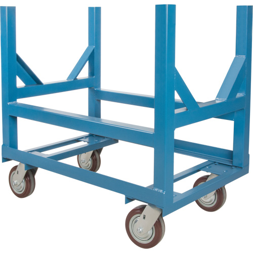 Pipe & Bar Cradle Truck, 24" L x 24" W x 34" H, 2500 lbs. Capacity, Polyurethane Wheels St. Lawrence Industrial & Safety Supply