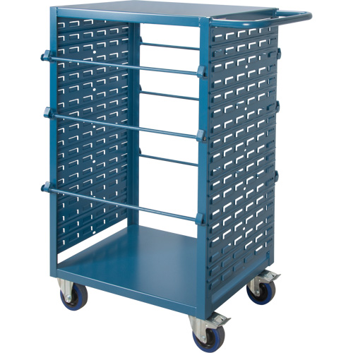 Mobile Wire Spool Cart, Steel, 6 Rod, 21" W x 48" H x 38" D, 1200 lbs. Capacity St. Lawrence Industrial & Safety Supply