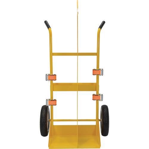 Chariot pour chalumeau et bouteille &agrave; gaz, Roues Rempli de mousse, Base de 23-13/16" la x 22-13/16" lo, 500 lb St. Lawrence Industrial & Safety Supply