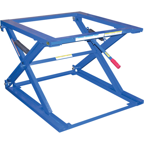 Adjustable Pallet Stand, 42-1/2" L x 40" W, 5000 lbs. Cap. St. Lawrence Industrial & Safety Supply