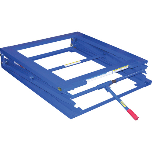 Adjustable Pallet Stand, 42-1/2" L x 40" W, 5000 lbs. Cap. St. Lawrence Industrial & Safety Supply