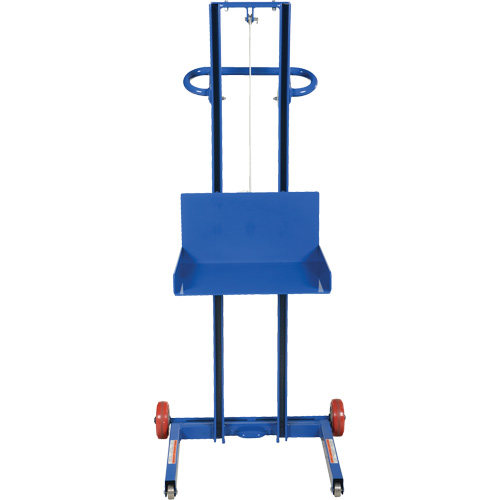 Low Profile Lite Load Lift, Hand Winch Operated, 400 lbs. Capacity, 55" Max Lift St. Lawrence Industrial & Safety Supply
