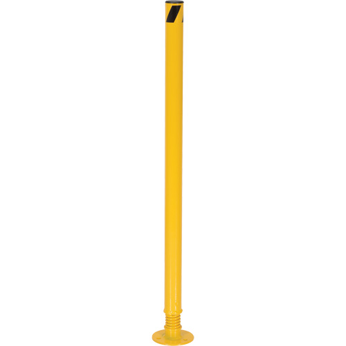 Borne de protection &agrave; ressort, Acier, 42" h x 2-1/8" la, Jaune St. Lawrence Industrial & Safety Supply
