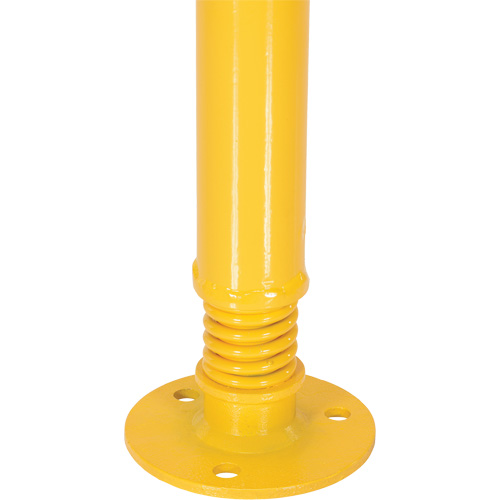 Borne de protection &agrave; ressort, Acier, 42" h x 2-1/8" la, Jaune St. Lawrence Industrial & Safety Supply