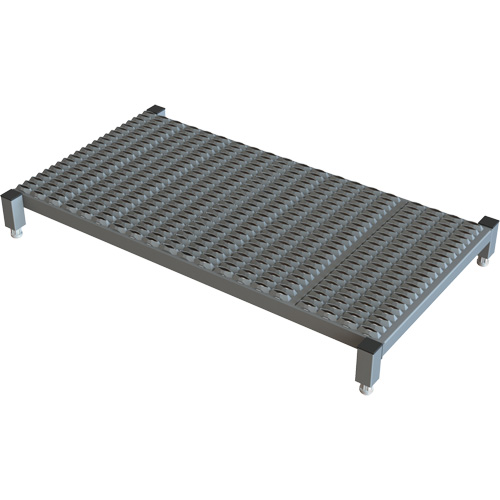 Plateforme de travail en une &eacute;tape &agrave; hauteur r&eacute;glable, 24" la x 48" pr, Capacit&eacute; de 800 lb, Enti&egrave;rement soud&eacute; St. Lawrence Industrial & Safety Supply