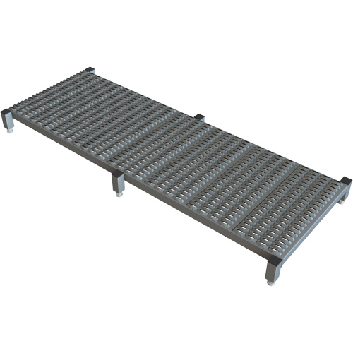Plateforme de travail en une &eacute;tape &agrave; hauteur r&eacute;glable, 24" la x 71" pr, Capacit&eacute; de 800 lb, Enti&egrave;rement soud&eacute; St. Lawrence Industrial & Safety Supply