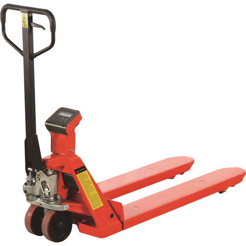Transpalette avec balance Eco, 48" lo x 27" la, Capacit&eacute; de 4400 lb St. Lawrence Industrial & Safety Supply