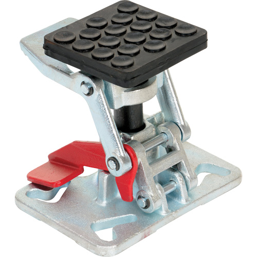 Verrou de plancher &agrave; hauteur ajustable pour service intense, 8" Hauteur rallong&eacute;e, 5-1/2" Hauteur r&eacute;tract&eacute;e, Acier St. Lawrence Industrial & Safety Supply