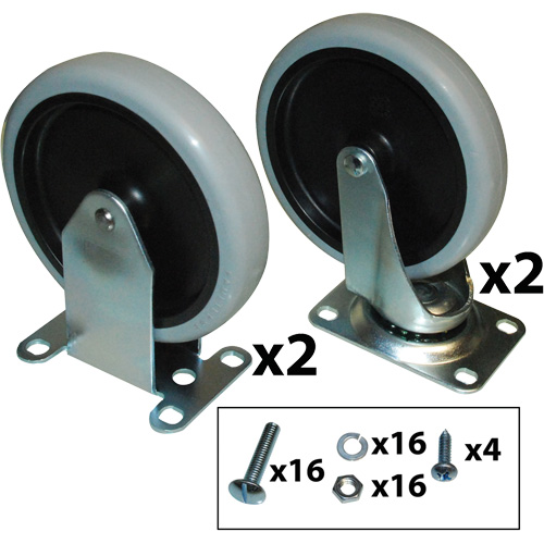 Utility Cart Caster Kit St. Lawrence Industrial & Safety Supply