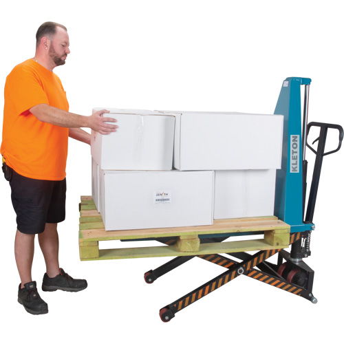 Manual Scissor Skid Lift, 45-1/4" L x 27" W, Steel, 3300 lbs. Capacity St. Lawrence Industrial & Safety Supply