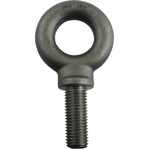 Alloy Steel Eye Bolt, 1-13/16"/3-9/16" Dia., 2-1/2" L, 11600 lbs. (5.8 tons)/11600 lbs. Capacity St. Lawrence Industrial & Safety Supply