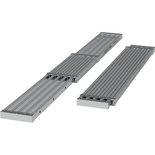 Planche de travail t&eacute;lescopique, 108" la x 12" pr, Capacit&eacute; de 250 lb, D&eacute;mont&eacute; St. Lawrence Industrial & Safety Supply