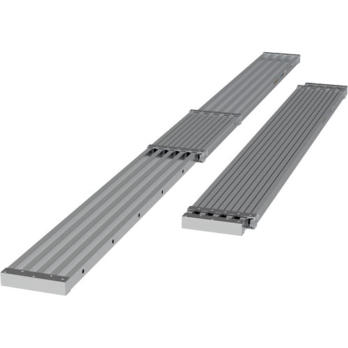 Telescoping Work Plank, 156" W x 12" D, 250 lbs. Capacity, Knocked Down St. Lawrence Industrial & Safety Supply